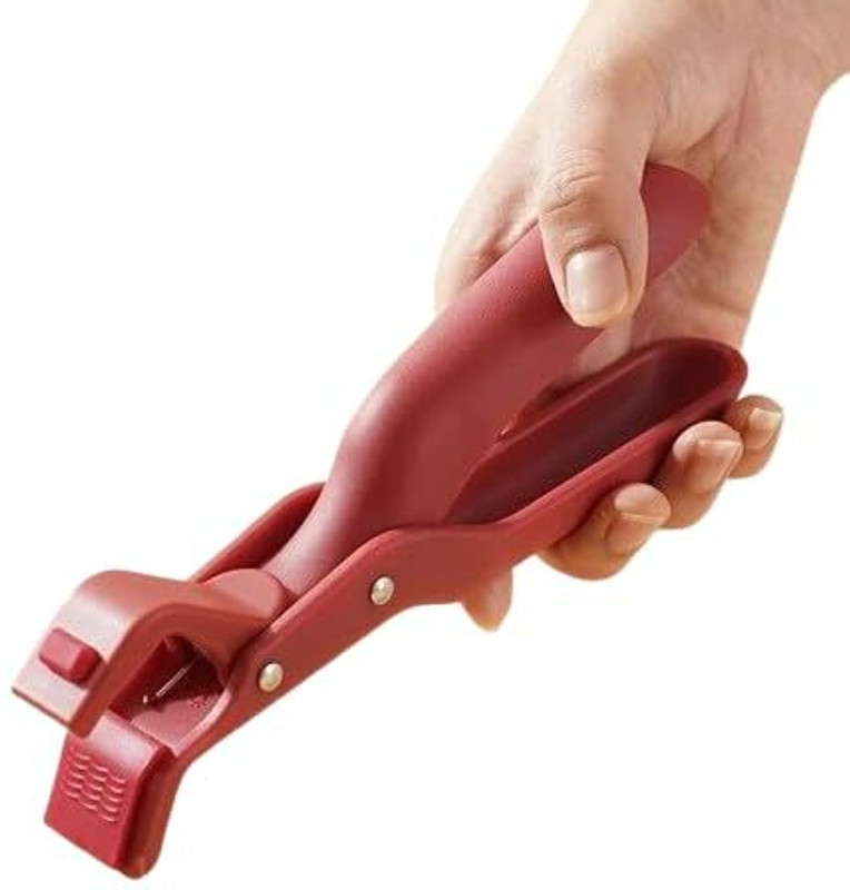 MIRAIGAI Multi-Purpose Anti-Scald Plastic Tongs & Bowl Gripper Heat Resistant Kitchen Accessory for Safe Food Handling 19 cm Serving Tongs(Pack of 1)