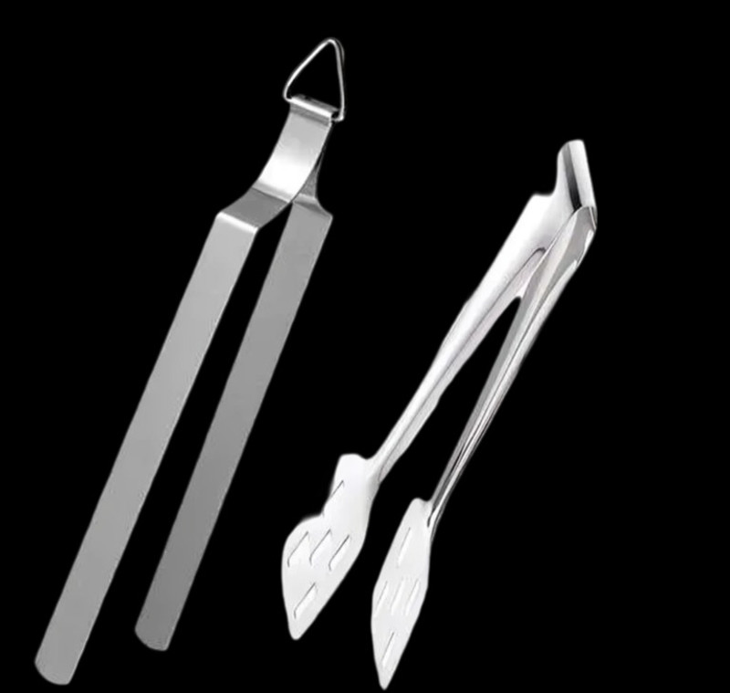 ARSCART chimta tong combo DESIGN 20 cm Serving Pakkad(Pack of 2)