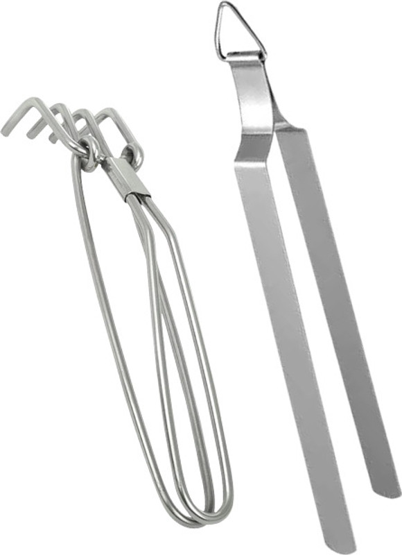 GROWNIX Tong-chita Tong-chimta 28 cm Utility Tong Set(Pack of 2)