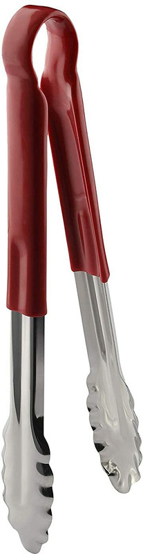 MobFest Food Tongs for BBQ Buffet Salad Bread Cooking and Kitchen Serving, 23 cm Utility Tongs(Pack of 1)