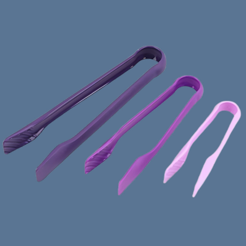 Nestiva tong35 Strong Grip Plastic Tongs for Heavy Food 25 cm Serving Tong Set(Pack of 3)
