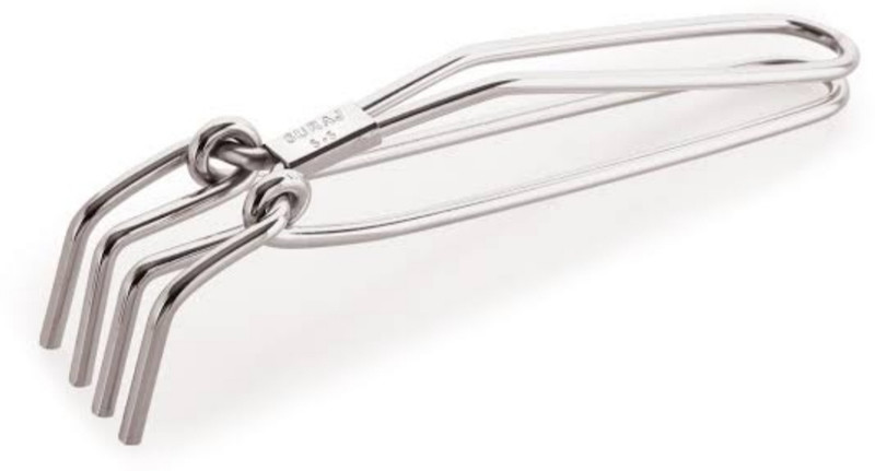 AAMIRMALIK Tongs 1 stainless steel wire tong pakkad Utensils holder for kitchen use 21 cm NA Pakkad(Pack of 1)