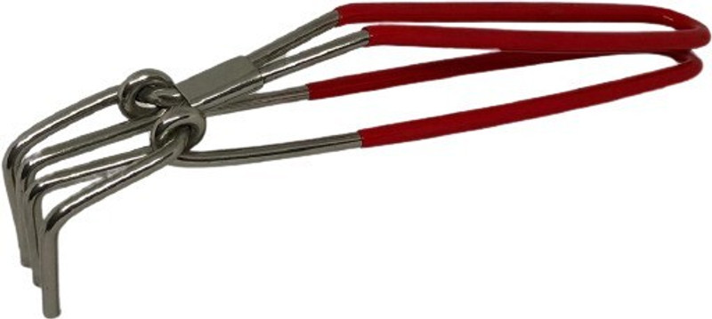A to Z Kitchen 14785  Multipurpose Hot Pot Utensils Pakkad, Gripper, Lifter(Multi Color) 25 cm NA Tongs(Pack of 1)
