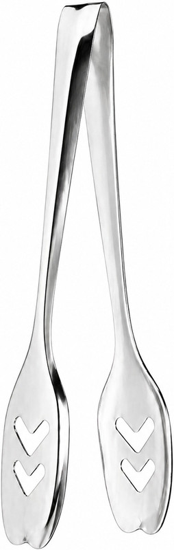 bloombeyond MOMO-TONG-SS01 Stainless Steel Momo Tong 23 cm Steak, Hamburger, Ice, Cake, Roasting, Salad, Sandwich, Scissor, Serving, NS Tongs(Pack of 1)