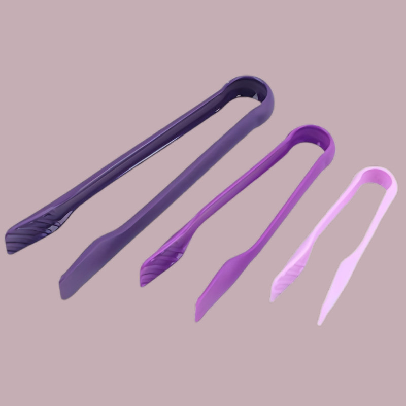 Dweloric tong37 Versatile Tools for Serving Bread and Cookies 25 cm Serving Tong Set(Pack of 3)