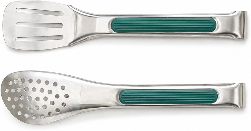 KUSHDHEE RR007 RR007 17.5 cm Roasting, Cake, Serving, Steak, Utility Tong Set(Pack of 1)