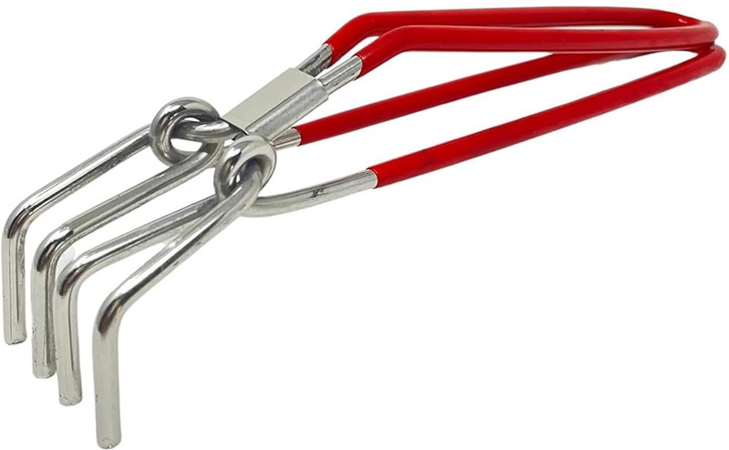 Havenor Stainless Steel Insulated Pakkad, Utensil Holder & Tong, Durable and Sturdy 20 cm Utility Pakkad(Pack of 1)