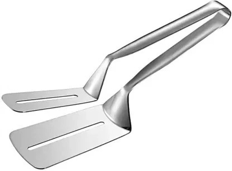 JAYPANO Multifunction Cooking, Serving and Frying Food Tong Stainless Steel 10 Inch 26 cm Utility Pakkad(Pack of 1)