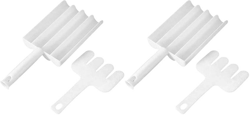 DeoDap Portable Maker For Making Cake Balls, Ice Cream Spoon, Dough, Hand Cutting Scoop Portable Maker For Making Cake Balls, Ice Cream Spoon, Dough, Hand Cutting Scoop 21 cm Utility Tong Set(Pack of 2)
