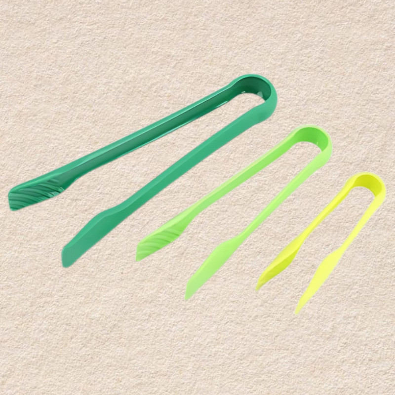 WHISK&WELL tong55 Quality Plastic Tongs for Buffet Stations 25 cm Serving Tong Set(Pack of 3)