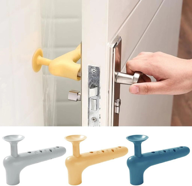 SUNBEET 123 Safety Door Handle Protective Cover for Baby's Room-Multicolour 5 cm Serving Pakkad(Pack of 5)