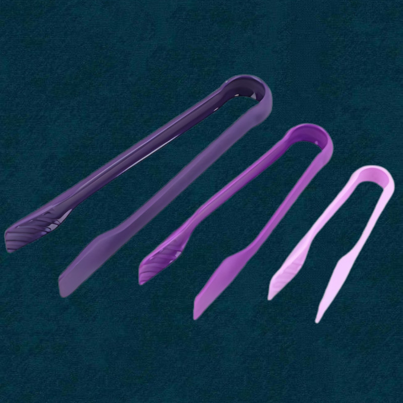 Nestiva tong60 Multi-Tasking Plastic Tongs for Meal Prep 25 cm Serving Tong Set(Pack of 3)