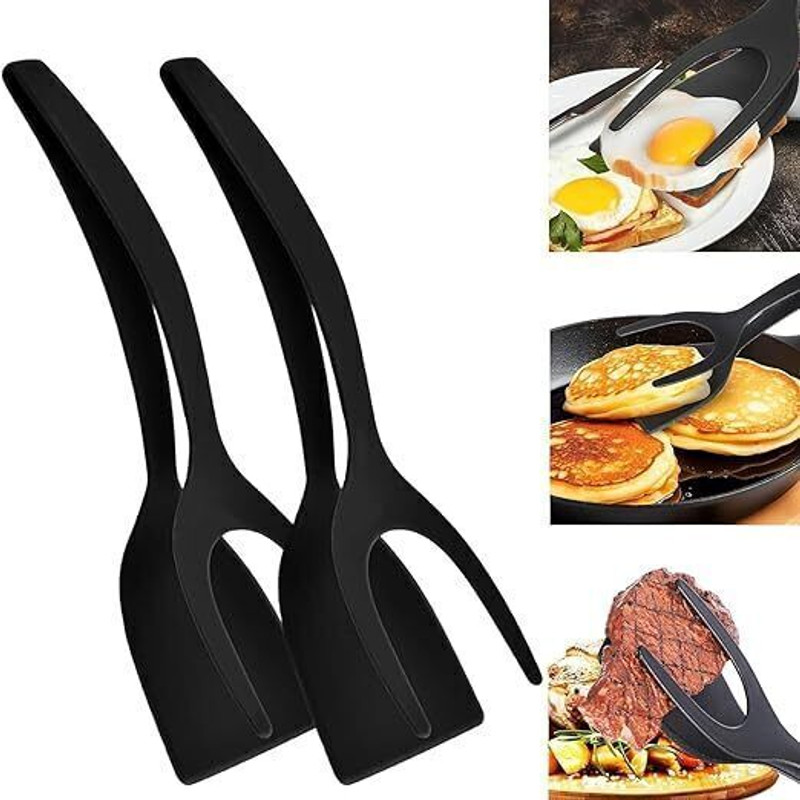 PABUZA Serving Tongs Kitchen Tongs, Buffet Tongs, Stainless Steel Food Tong 22 cm Roasting Tongs(Pack of 1)