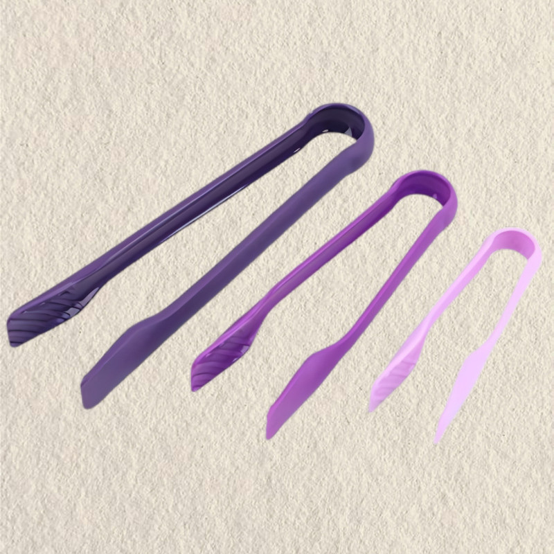 Nestiva tong65 Resilient Plastic Tongs for High Temperatures 25 cm Serving Tong Set(Pack of 3)