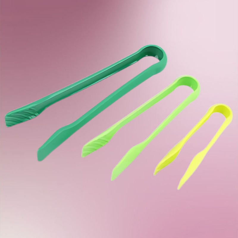 Nestiva Smooth Finish Plastic Tongs for Delicate Food Reliable Tongs for Indoor and Outdoor Dining 25 cm Serving Tong Set(Pack of 3)