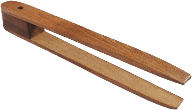 NKW WOODEN TONG 9 INCH WOODEN TONG 9 INCH 22 cm Roasting, Salad Tongs(Pack of 1)