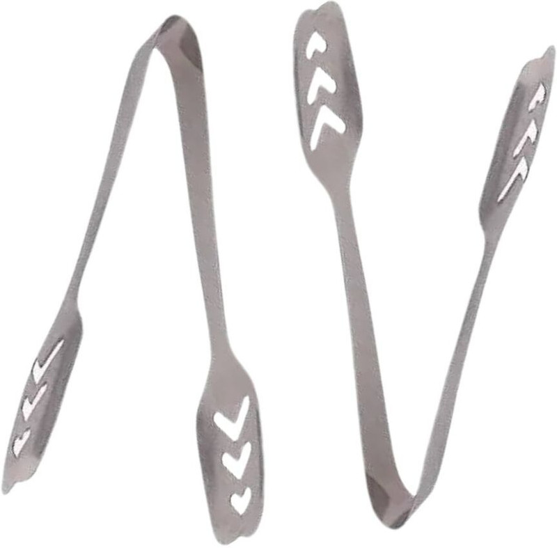 RFP Stainless Steel Pack of 2 Momo Tong Salad Serving Kitchen Tongs 21 cm Salad, Sugar Tongs(Pack of 2)