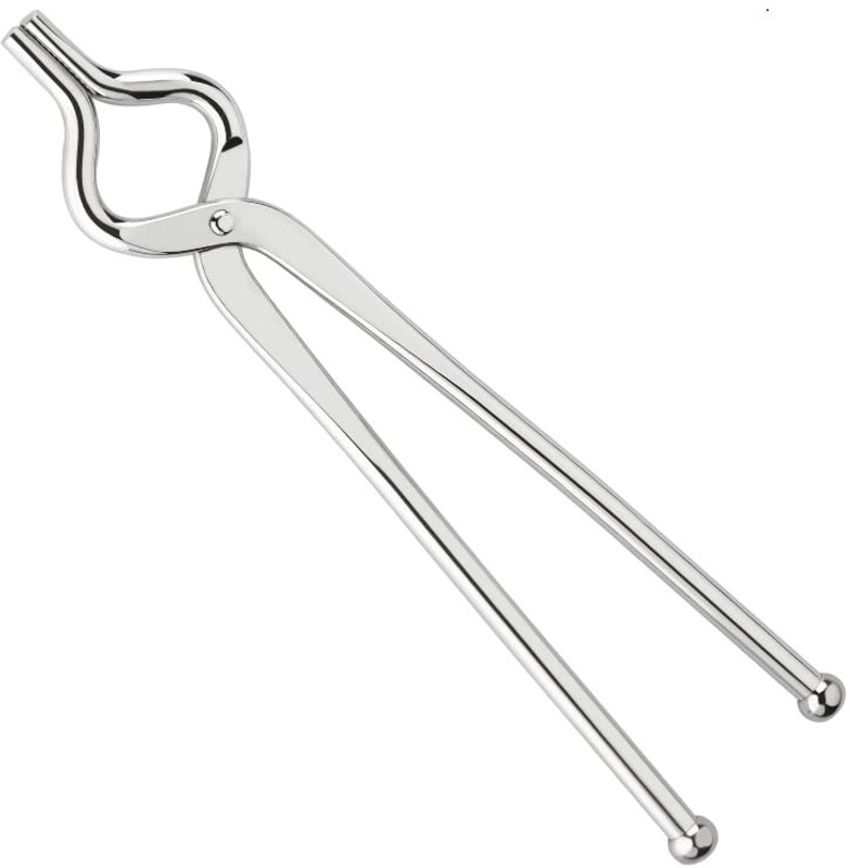 KUBAVA Stainless Steel Kitchen Sandasi Sandasi, Pliers for Kitchen, Round Straight, 9 mm Rod, 27 cm Utility Pakkad(Pack of 1)