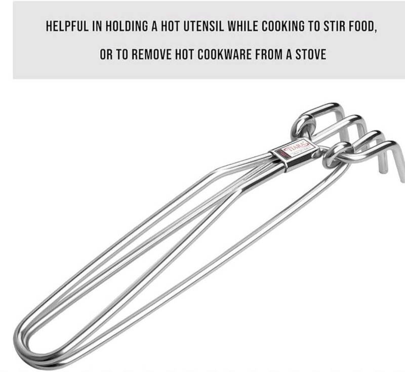 KK Galaxy sansi ,pakkad, suitable for kitchen stainless steel sansi,pakad 20 cm Utility Pakkad(Pack of 1)