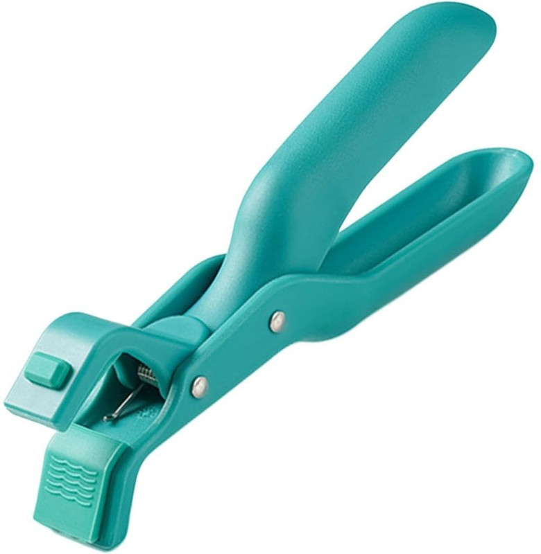 DIGSMORDEN Anti-Heat Clip (1 Pc, Green) Anti Scalding Clip, Hot Bowl Dish Plate Gripper 1 cm NA Tongs(Pack of 1)