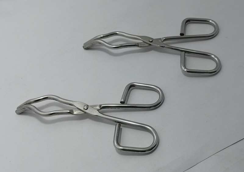 moolenterprises tong 150 mm Stainless Steel Crucible Tongs 150 mm (pack of 2 pcs) 15 cm NA Beaker Tong(Pack of 2)