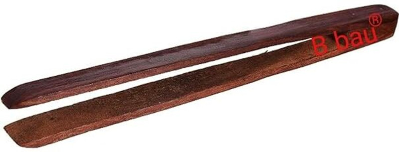 NAU NIDH ENTERPRISES Wooden Chimta Kitchen/Cooking Tong/Heavy Duty Tong (Sheesham Wood) Wooden Chimta/Cooking Tong/Heavy Duty Tong 31 cm Roasting Tongs Sheesham Wood 31 cm Roasting Tongs(Pack of 1)