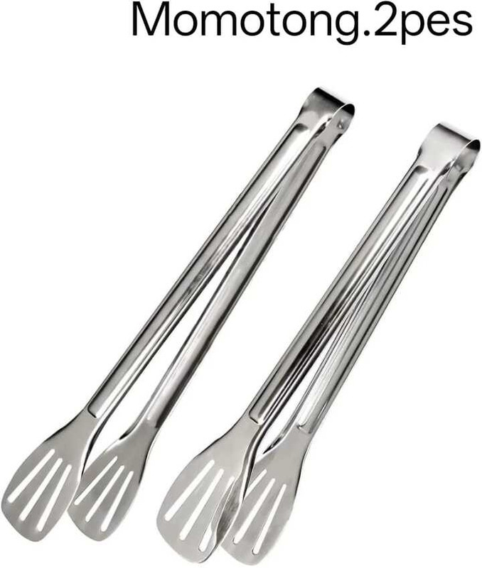lyon TGX-ServePro-02 Classic Stainless Steel Serving Tong Set (2 Pieces) – Timeless Kitchen Edition 23 cm Serving Tongs(Pack of 2)
