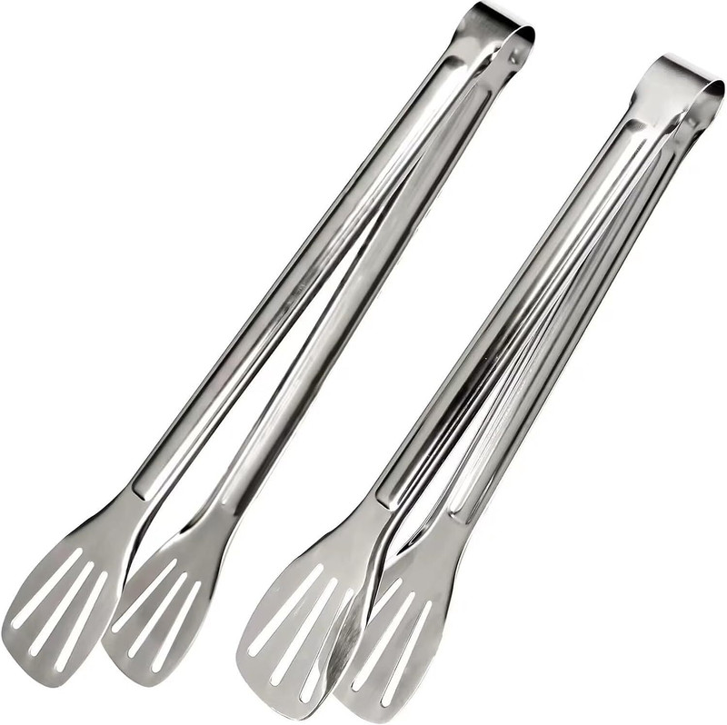 PuthaK Serving Tongs Kitchen Tongs, Buffet Tongs, Stainless Steel Food Tong, Pack of 2 Stainless Steel Food Tong 22 cm Serving Tongs(Pack of 2)