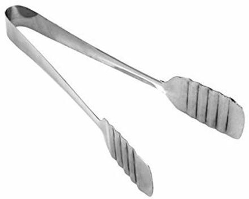 KitchenFest ® Stainlees Steel | Cooking Tong | Chapati Tong | Parantha Tong | Large Size- 11 Inch 28 cm Utility Tongs(Pack of 1)