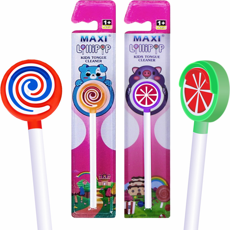Maxi Plastic, Rubber Tongue Cleaner(Pack of 4)
