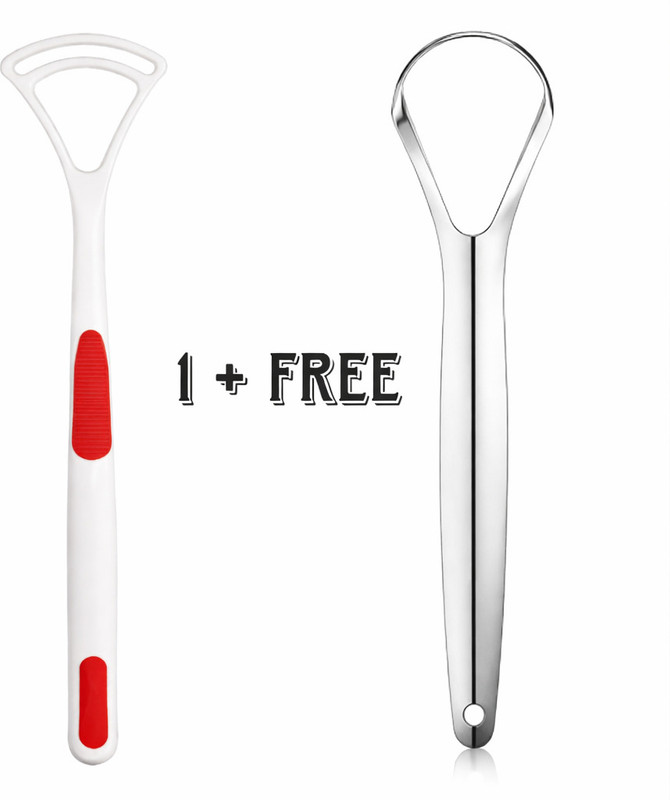 HuMuktChhu Plastic, Steel Tongue Cleaner