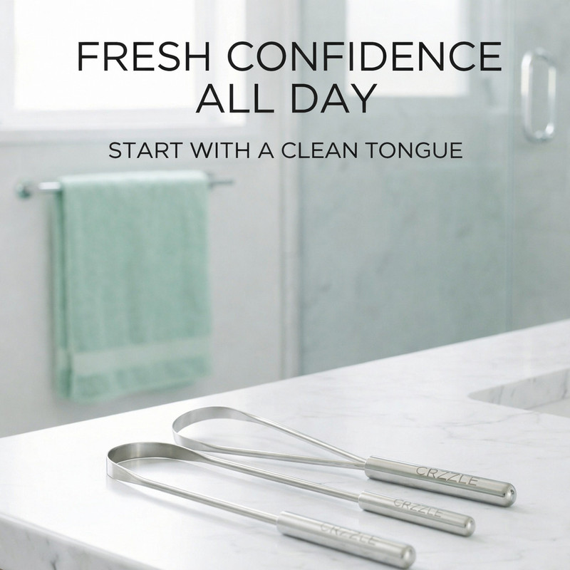 TerraToss Steel Tongue Cleaner