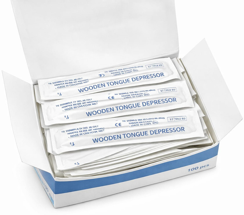Depressor Wood Tongue Cleaner(Pack of 100)