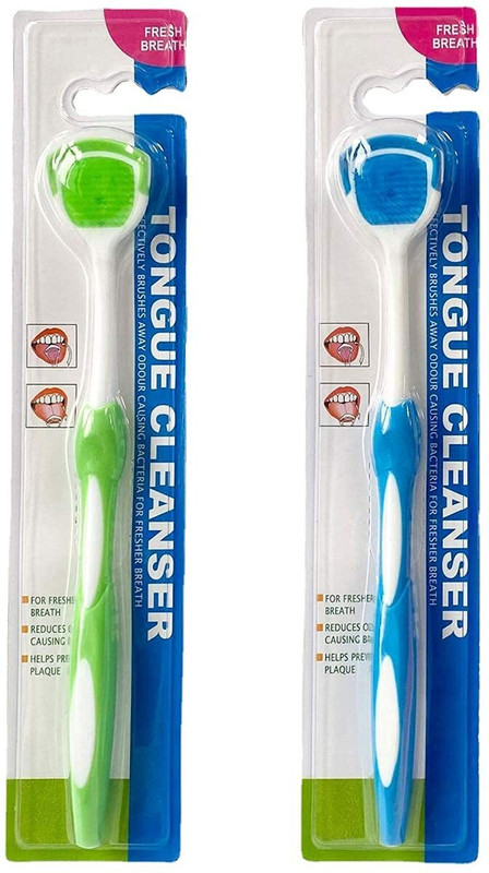 Schubert Plastic, Polypropylene Tongue Cleaner(Pack of 2)