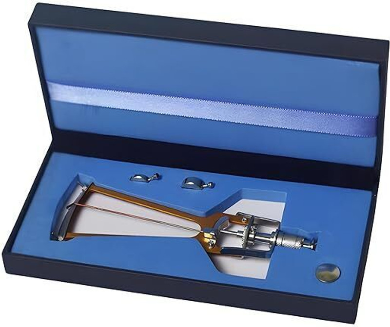 KASHSURG Schiotz Tonometer, Original with 3 Weights & Plunger in Plastic Case Tonometer(Impression)