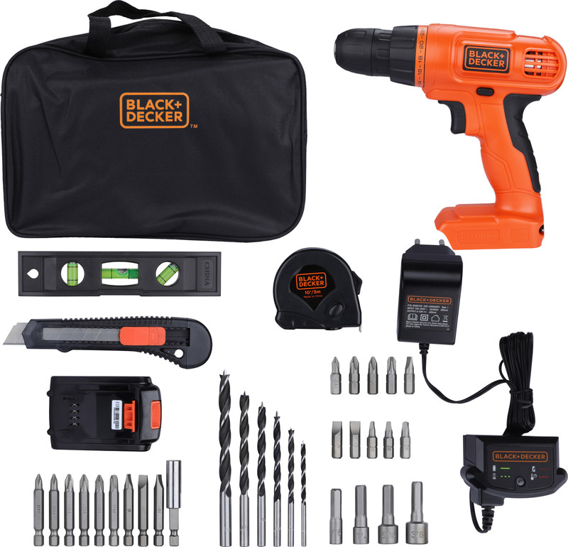 BLACK+DECKER BDCD120VA-IN Power & Hand Tool Kit(34 Tools)