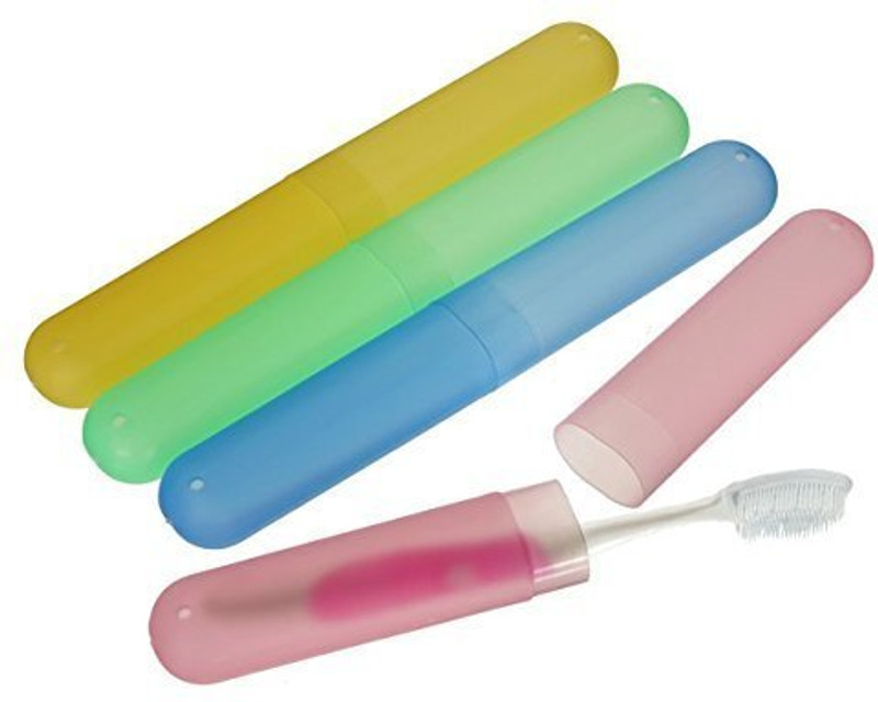 neze Plastic Travel Bathroom Toothbrush Holder Assorted. Toothbrush Case