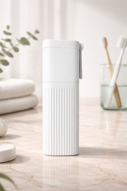 Agastyas Portable Toothbrush Holder Case for Travel & Bathroom Toothbrush Case(Pack of 1)