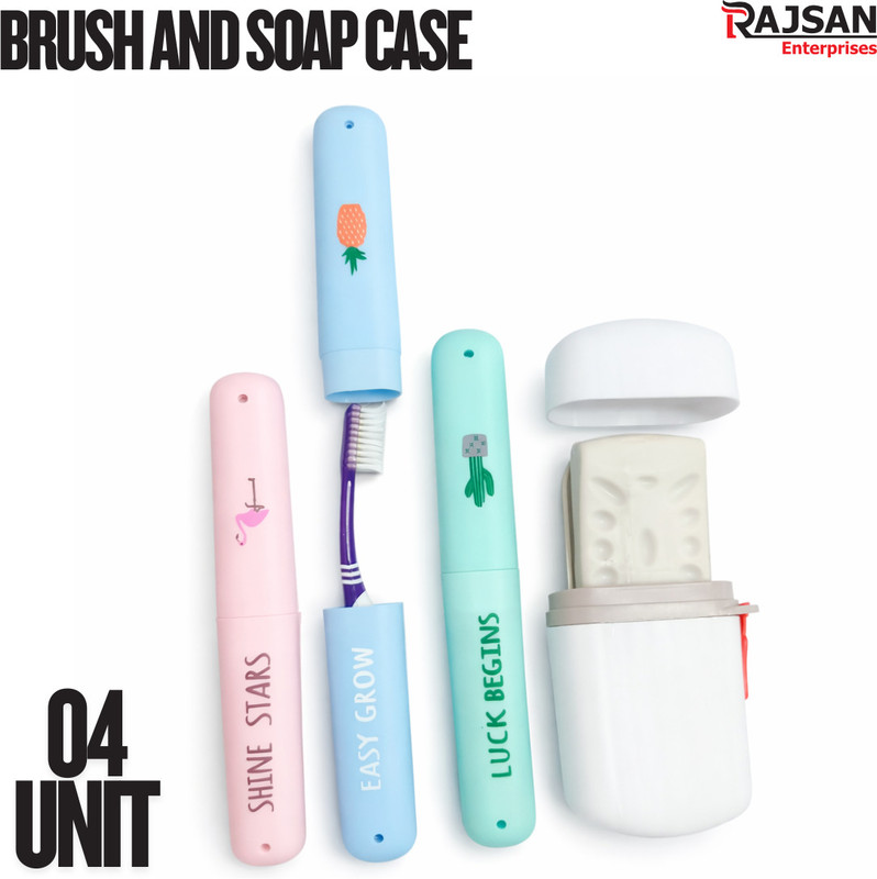 rajsan enterprises RS32-Soap and Brush Case Toothbrush Case(Pack of 4)