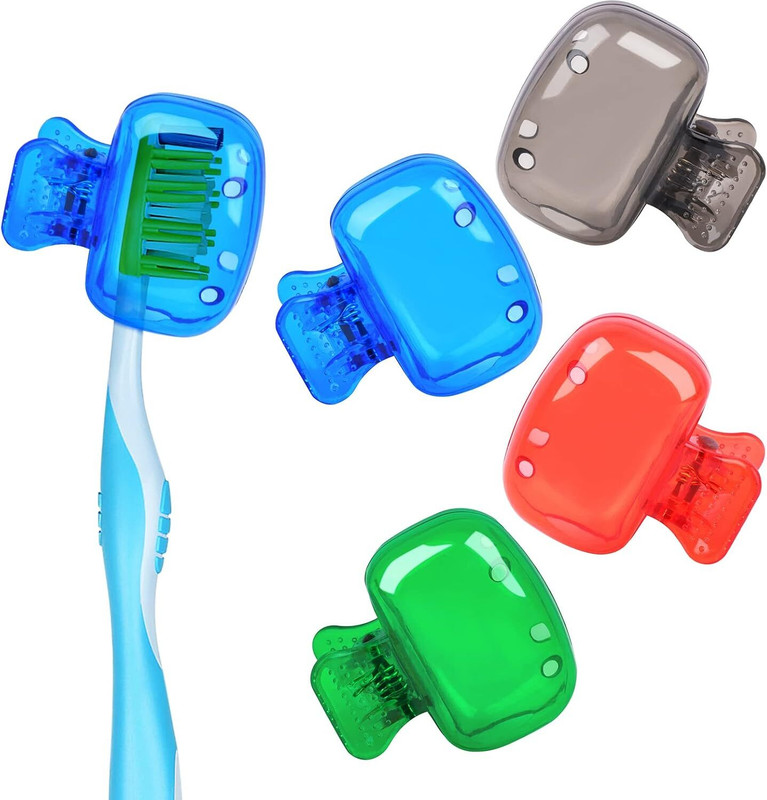 KVVTRADES Travel Toothbrush Head Cover 4 Toothbrush Case(Pack of 4)