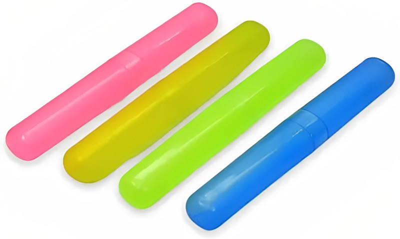 COZZEY Multicolor ToothBrush Case Toothbrush Case(Pack of 4)