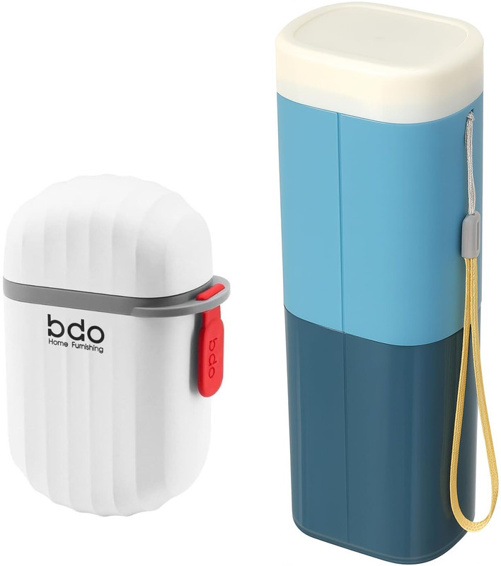 Woleebee Travel Toothbrush Holder and Soap Case Toothbrush Case