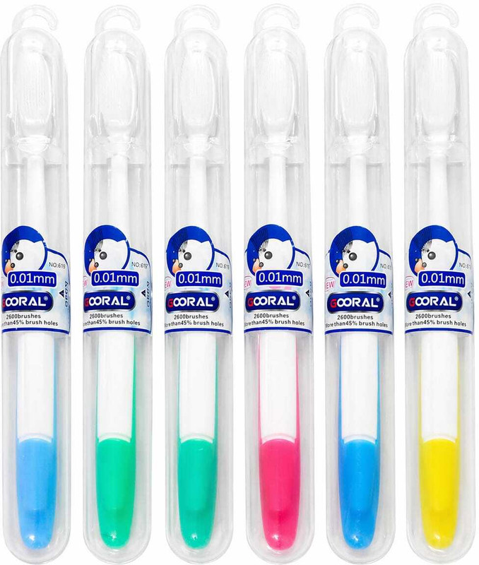 Unique Enterprises Soft teethbrus Toothbrush Case(Pack of 6)