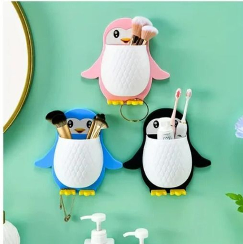 Wallbuddy Penguin Toothbrush Case(Pack of 1)