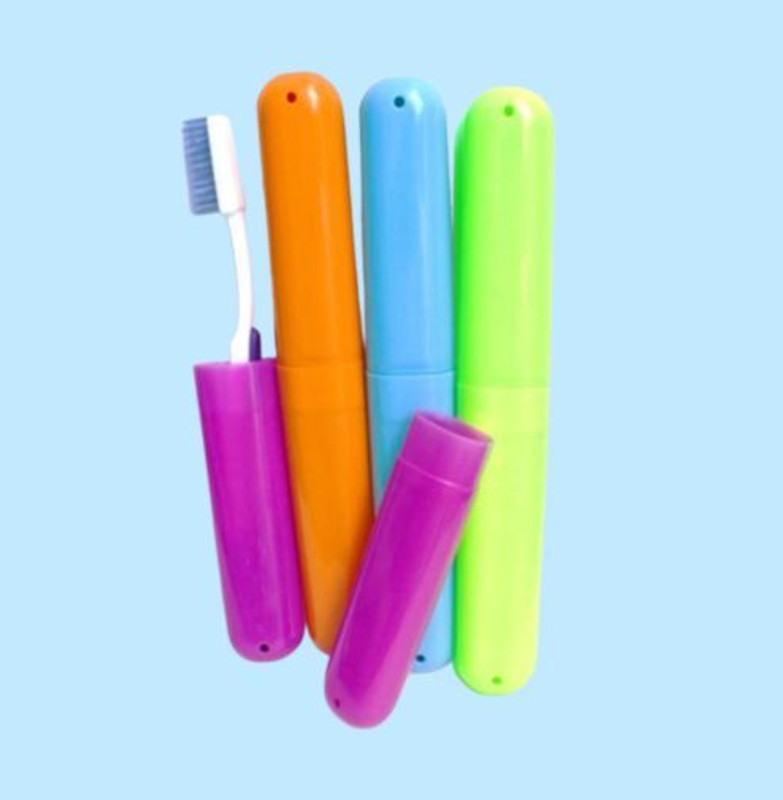 Safar Enterprises Toothbrush Case Cover Portable Tooth Brush Holder for Home & Outdoor Use (S8E) Toothbrush Case(Pack of 4)