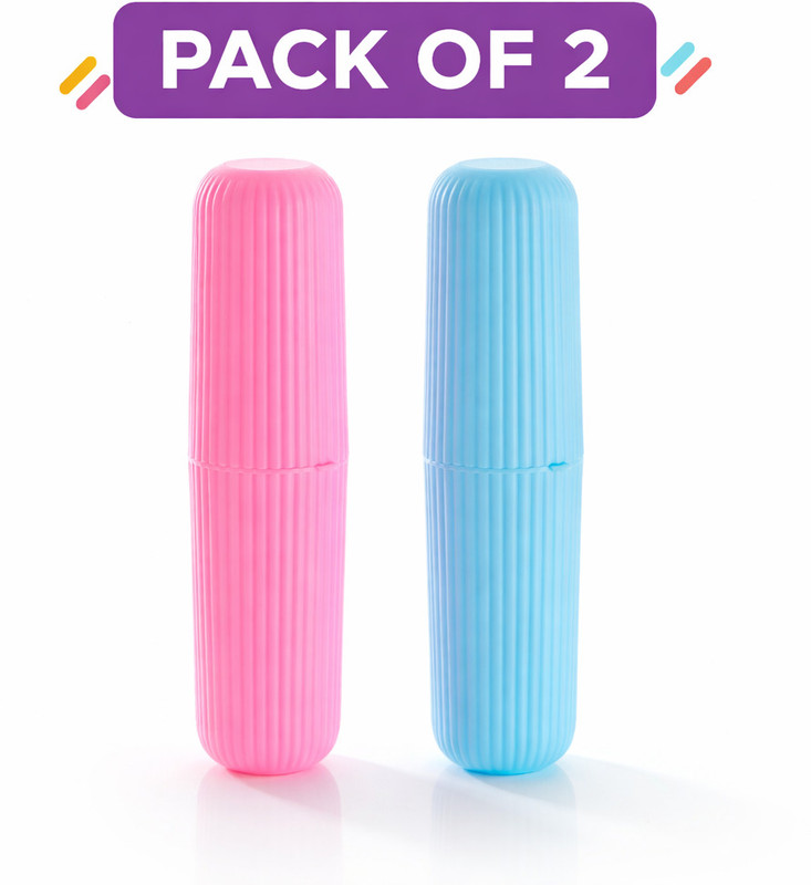 Yuvi Marketing Toothbrush Travel Case | Toothbrush & Toothpaste Holder Set, Pack of 2 Toothbrush Case