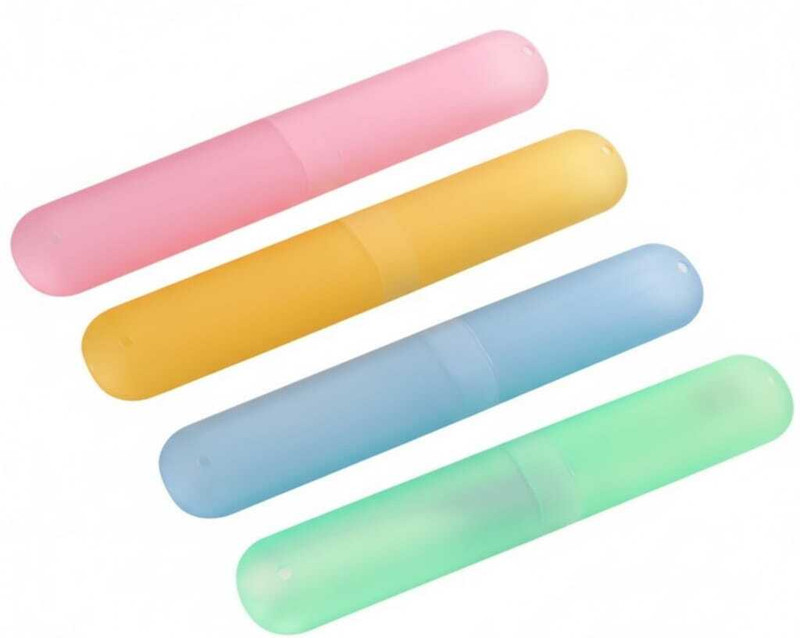 RANTRAJ Toothbrush Box Protector Safety Box Traveling Storage Toothbrush Case(Pack of 4)
