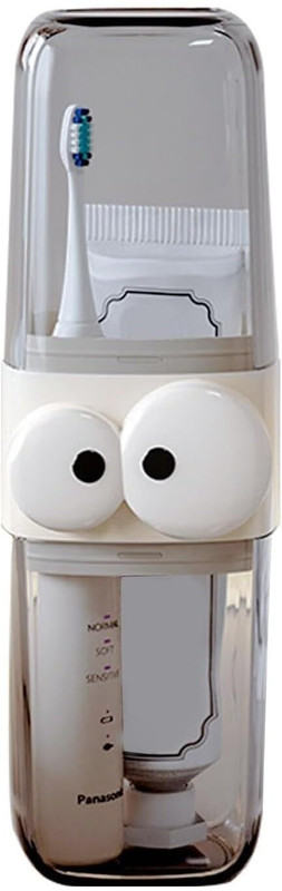 Estervig Cartoon Toothbrush Holder with Storage Container - Travel Toothbrush Cover Toothbrush Case(Pack of 1)