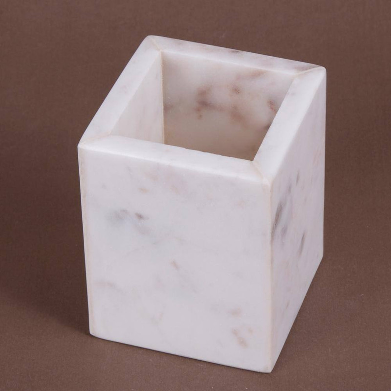 CPUC Marble Toothbrush Holder(White)