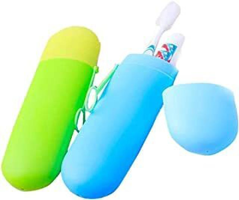HVG TRADERS travel Tooth Brush Cap, Caps, Cover, Covers, Case, Holder, Cases, Travel, Home use Plastic Toothbrush Holder(Multicolor)